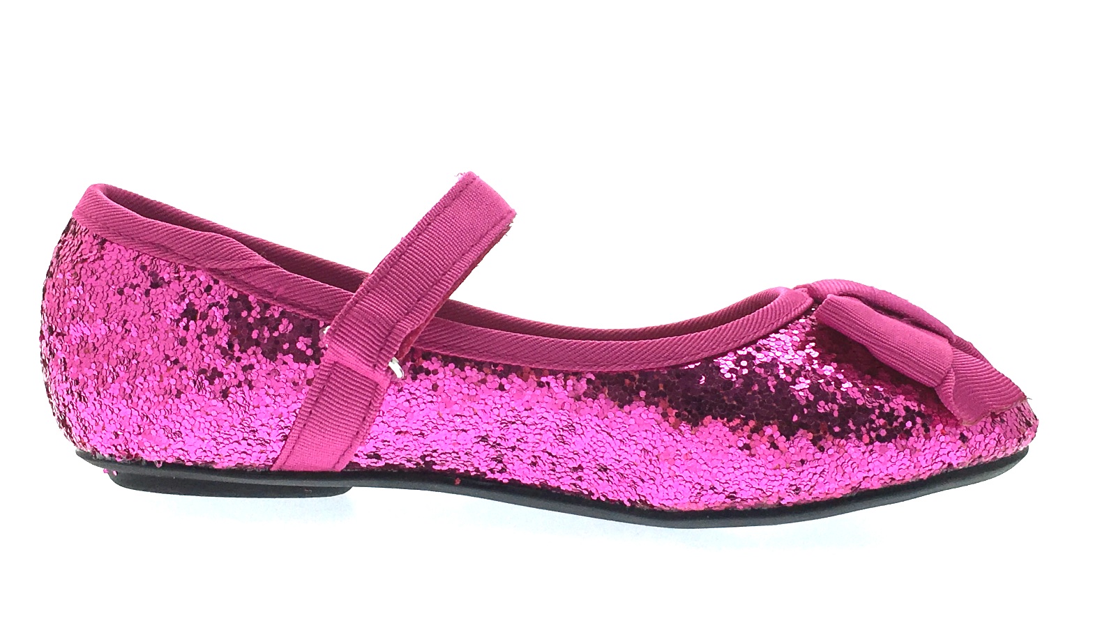 Girls Glitter Party Shoes Ballerinas Mary Janes Flat Ballet Pumps Kids